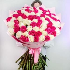 101 Whispers of Love Roses Bouquet