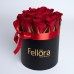 13 Red Roses In A black Round Box 13 Red Roses In A black Round Box