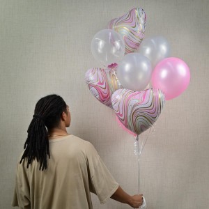  pink balloon set