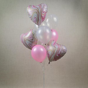  pink balloon set