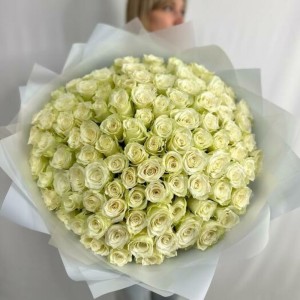 101 White Roses