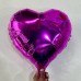 Fuchsia Pink Heart Shaped Foil Balloon