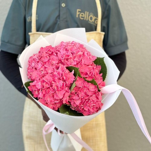 Vibrant Pink Hydrangea Bouquet Vibrant Pink Hydrangea Bouquet