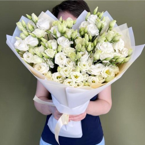 White Lisianthus Bouquets